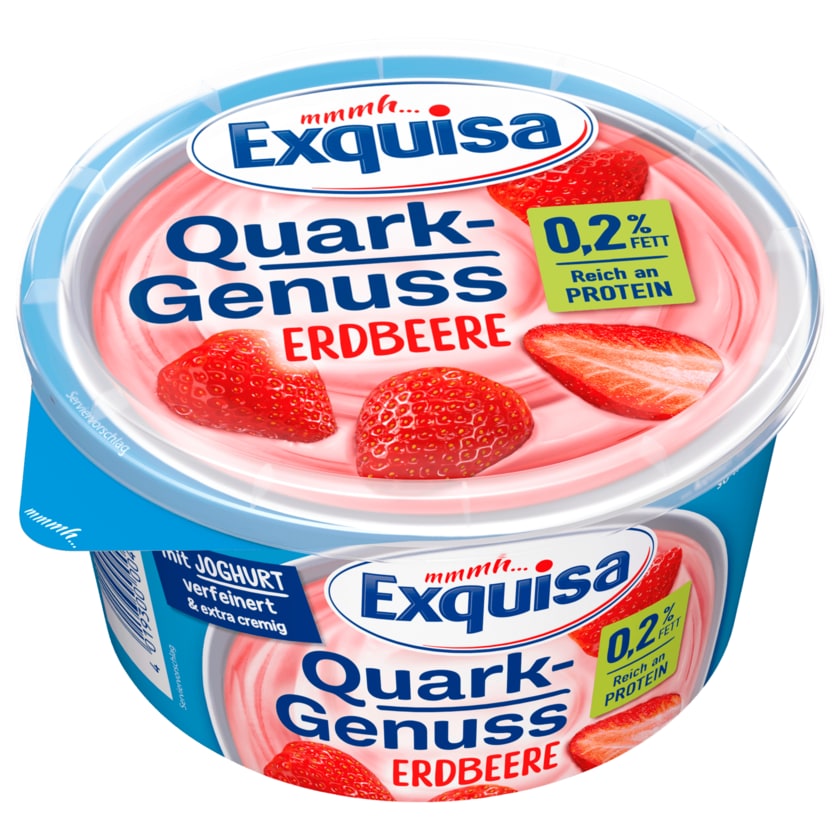 Exquisa QuarkGenuss Erdbeere 0,2% 500g